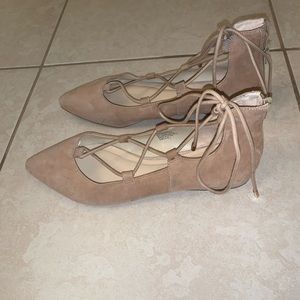 Nine West nude flats
